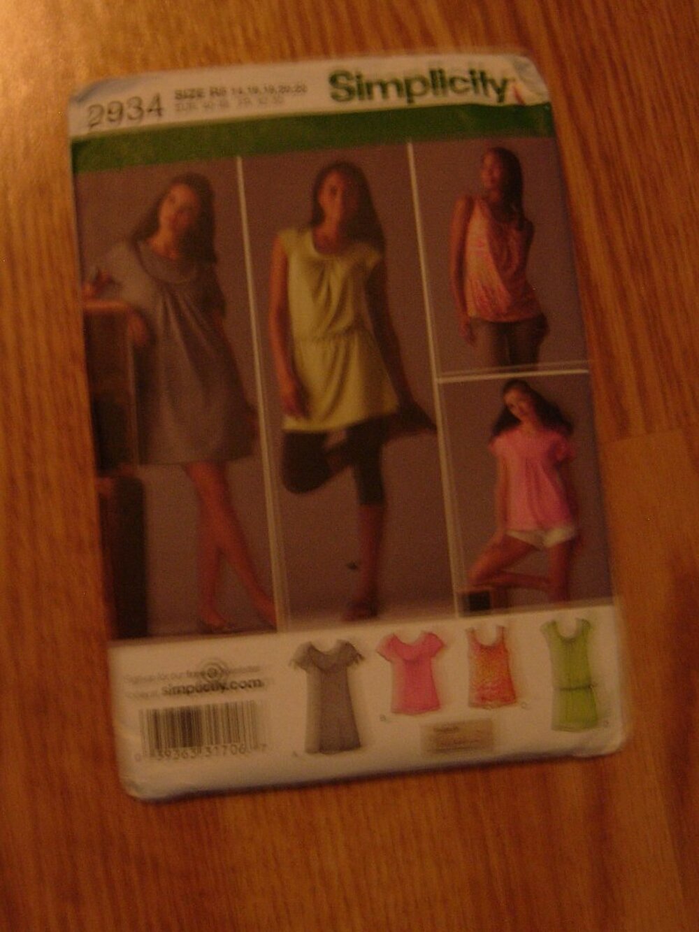 Simplicity Sewing Pattern 2934 - Picture 1 of 2